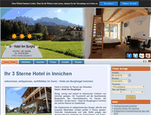 Tablet Screenshot of burghuegel.it